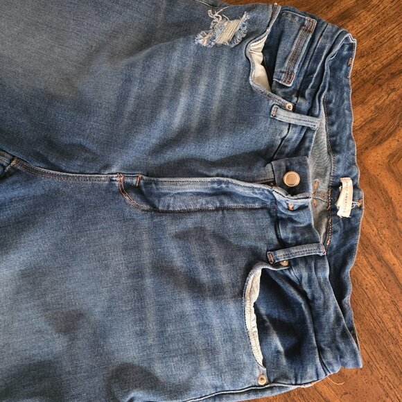 Good American Women's (16) Blue Jeans Indigo 402 Stretch Zipper w/Button Closure - Picture 3 of 16